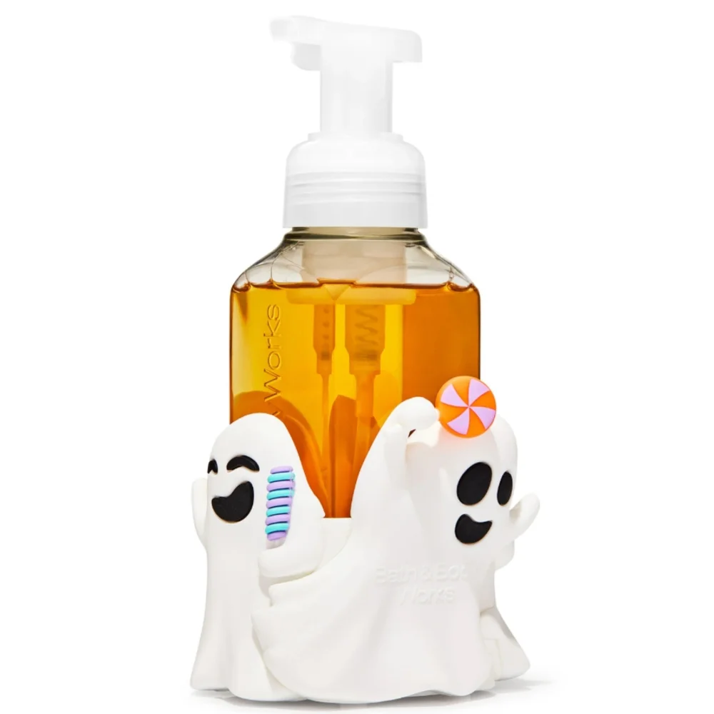Bath & Body Works Light Up Ghost Color Changing Foaming Hand Soap Holder NEW